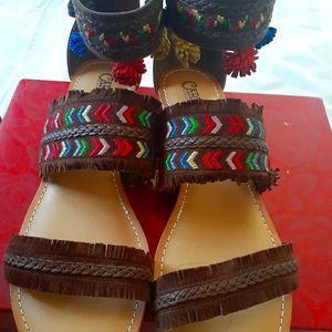 Carlos Santana Tangier Gladiator Sandal Womens  size 10